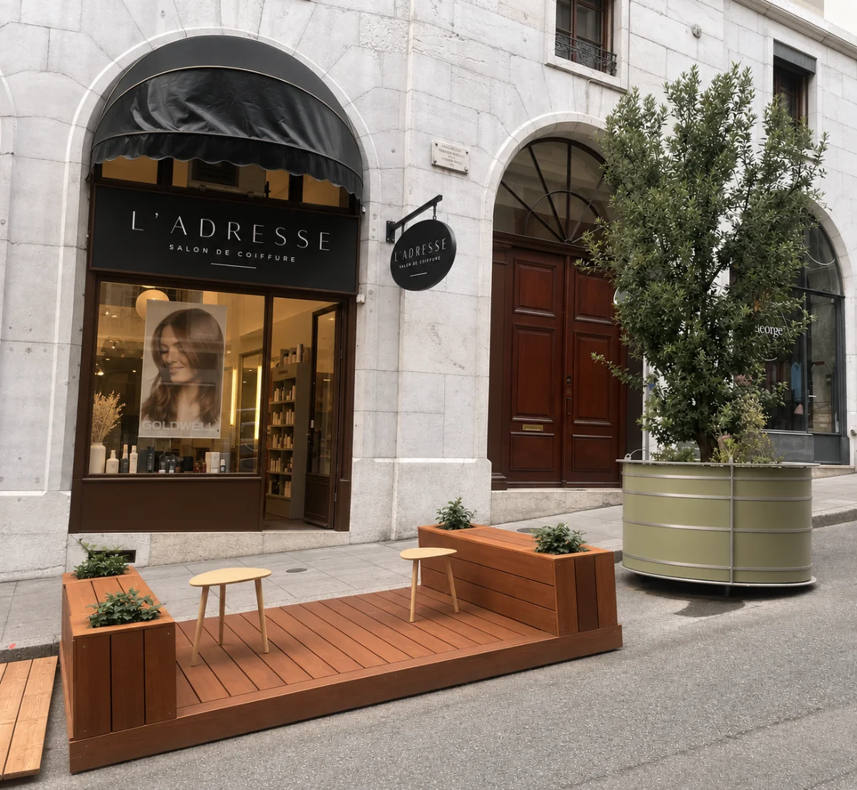 Plan d'accès au salon L'adresse